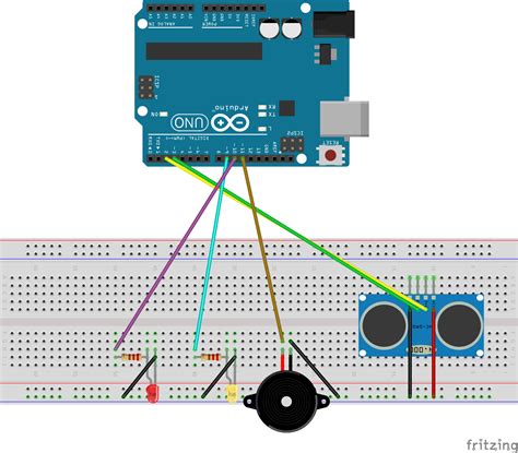 Basic Arduino Proximity Detector With Buzzer And Leds Tech Teaching