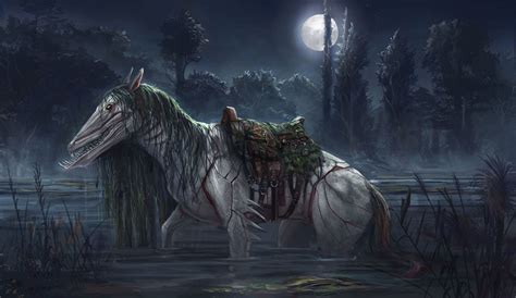 Lisa Steinberg Swamp Creature Kelpie Horse Mythological Creatures