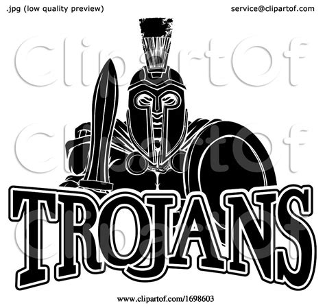 Spartan Trojan Sports Mascot By Atstockillustration 1698603