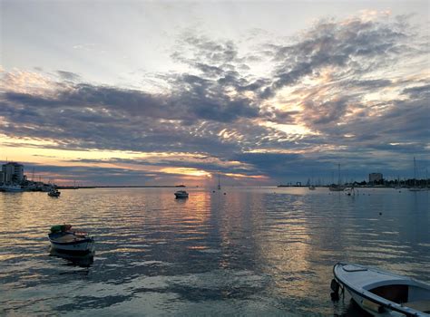 Free Images Sea Horizon Cloud Sky Sunrise Sunset Boat Morning