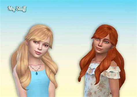 Pin By Sims 4 Cc Account On Sims 4 Mostly Maxis Match Hairs Girl