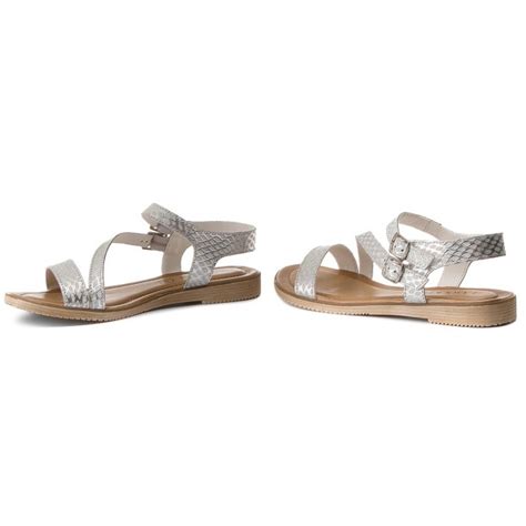 Sandals LASOCKI - WI23-NANCY-03 Silver - Casual sandals - Sandals - Mules and sandals - Women's ...