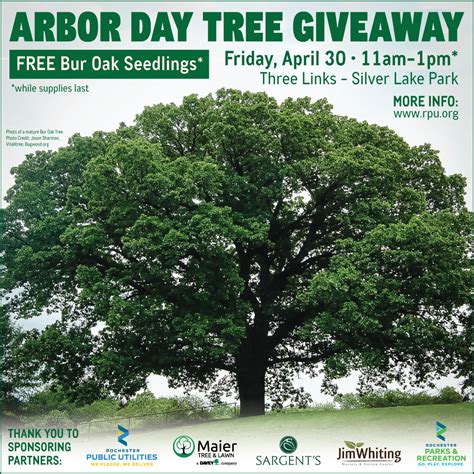 Arbor Day Tree Giveaway With Rpu Earthfest