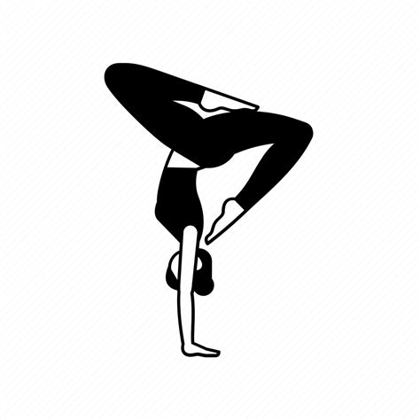 Handstand Yoga Yoga Poses Icon Download On Iconfinder