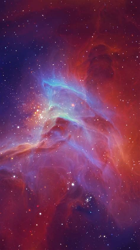 Star Nebula Glow Iphone 8 Wallpaper Iphone Wallpaper Iphone X Iphone