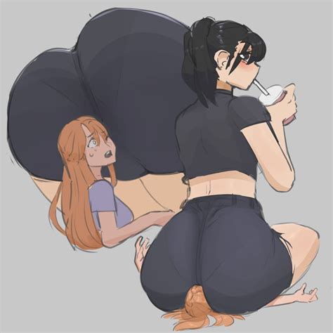 Rule 34 Ass On Face Big Ass Butt Crush Facesitting Fetish Giantess Size Difference Smothering