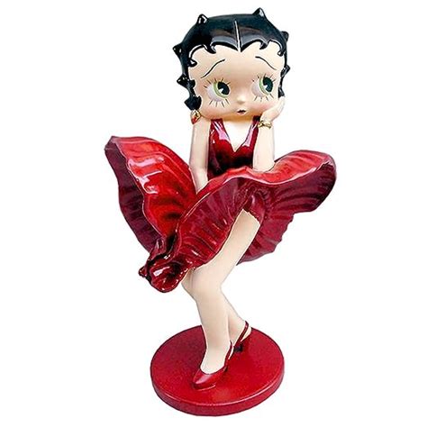 Large Betty Boop Classic Pose Cool Breeze Red Dress 3ft Collectable