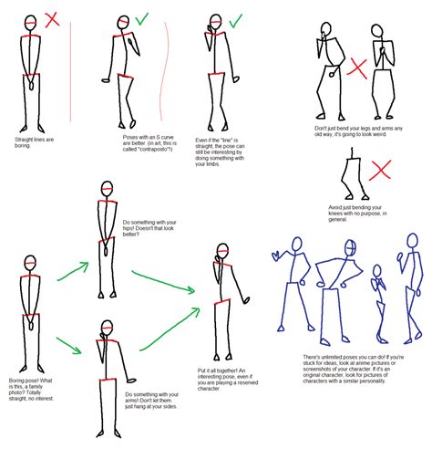 Anime Standing Poses To Draw
