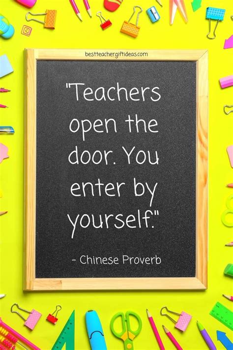 Quotes You Can Give To Your Teacher Teacherquote Quotesforteachers