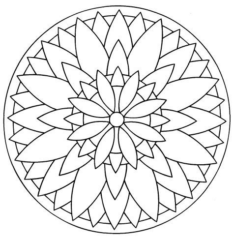 40 Desenhos De Mandala Para Imprimir E Colorir Como Fazer Em Casa