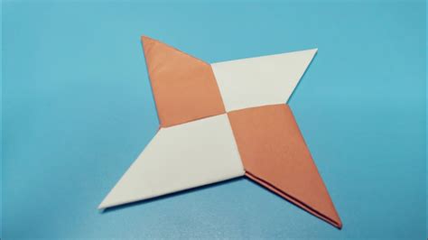 How To Make A Paper Ninja Star Shuriken Origami Youtube