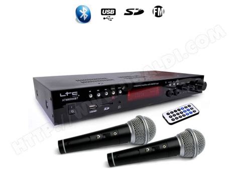Amplificateur LTC ATM6000BT stéréo HIFI 100W USB SD MP3 Bluetooth