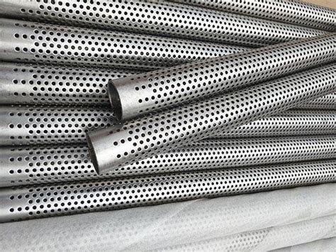Perforated Metal Tube Be Made Of Carbon Steel And Stainless Steel