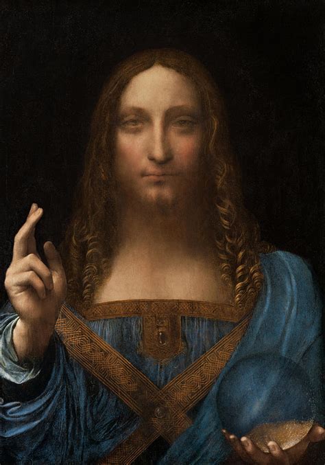 Salvator Mundi Jesus Painting By Leonardo Da Vinci C3f