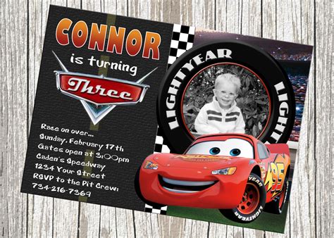 Cars Birthday Invitation Card Lightning Mcqueen Jamakodesigns Vrogue