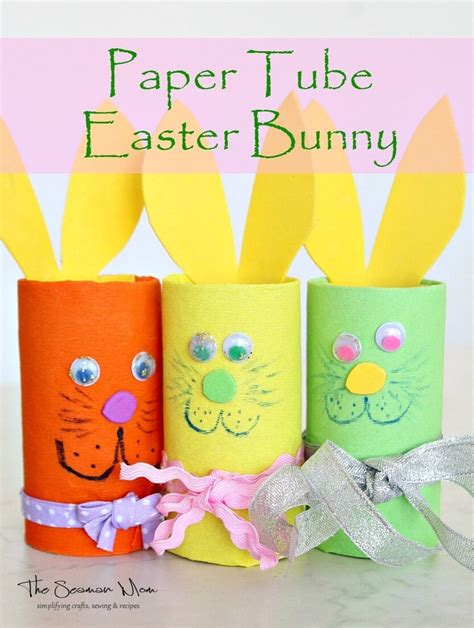 Toilet Paper Tube Bunnies Kids Craft