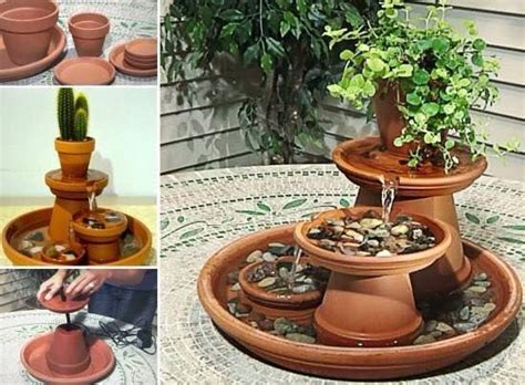 Garten mit steinen anlegen of garten deko ideen zum selber machen … Zimmerbrunnen , selbst gemacht | Garten, Vogelbad garten ...