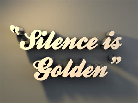 Short Paragraph Essay On Silence Is Golden