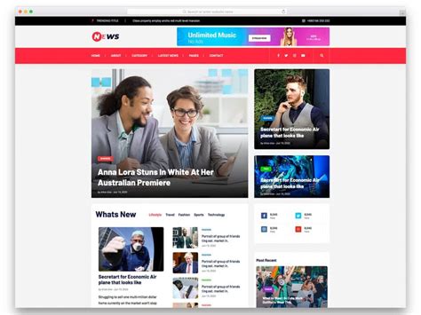 News Portal Wordpress Theme 95media