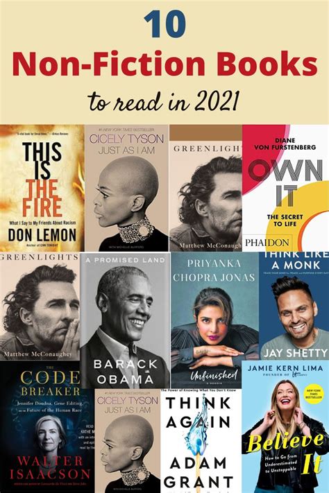 10 non fiction books to rea in 2021 in 2021 fiction books to read nonfiction books books to read