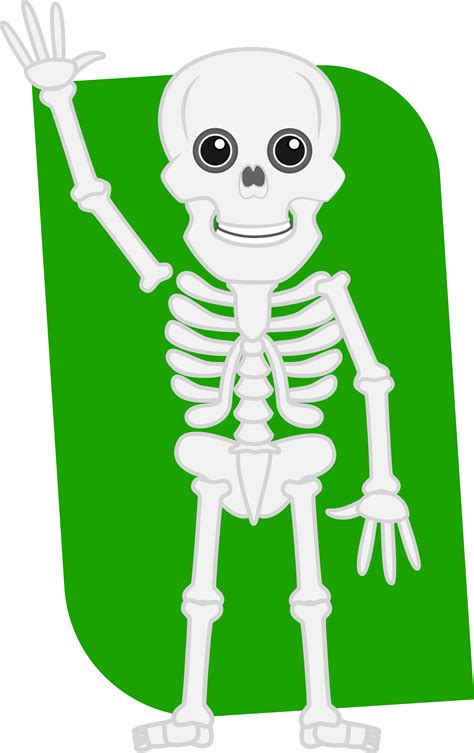 Free Funny Skeleton Cartoon Png And Vector Set Myfreedrawings