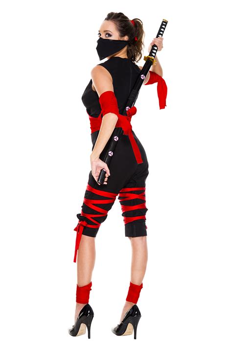 Adult Fierce Ninja Warrior Woman Costume 2199 The Costume Land