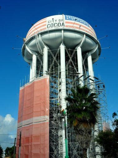 Photos Cocoa Water Tower Gets A Facelift