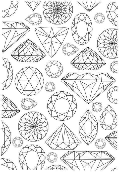 Gemstones Coloring Pages