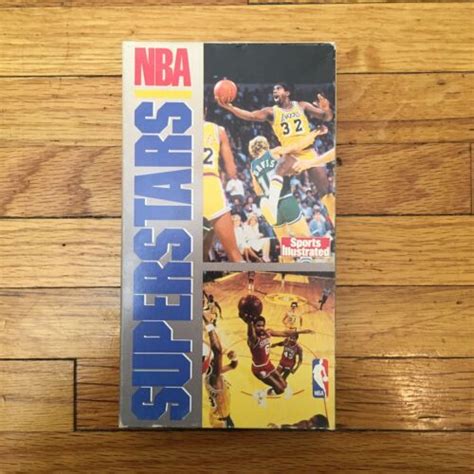 Nba Superstars Vhs 1989 Cbsfox Sports Illustrated Video Ebay