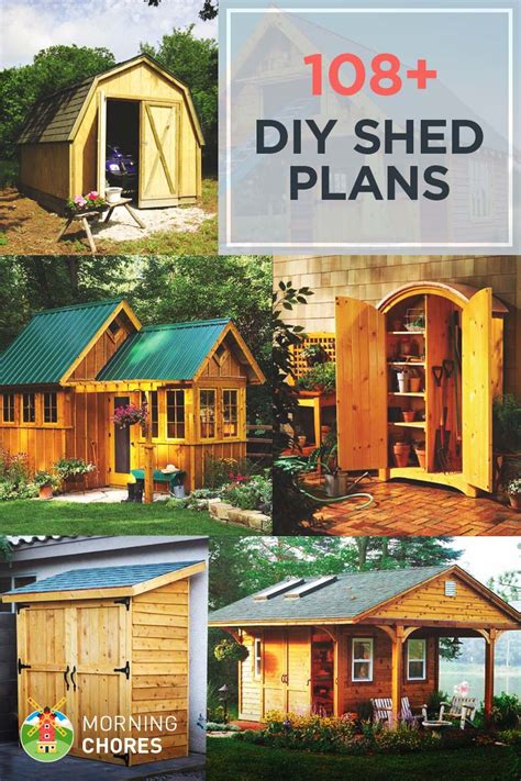 108 Free DIY Shed Plans & Ideas You Can Actually Build in ...