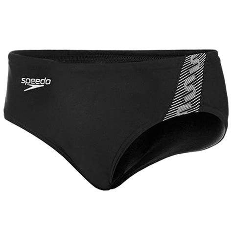 Speedo Endurance Monogram Swimming Trunks Blackwhite