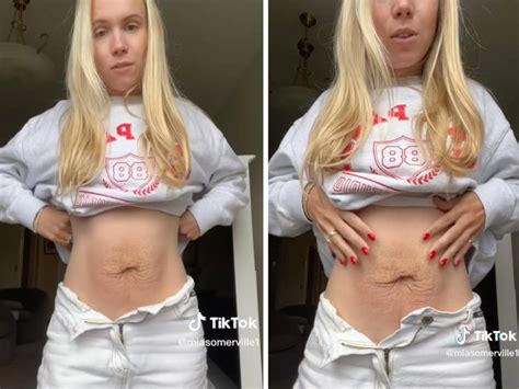A Tiktoker Shared What Her Body Looked Like After Pregnancy To Make Other Women Feel Seen She S