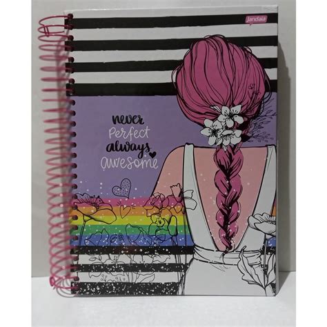 Caderno 15 Materias Feminino