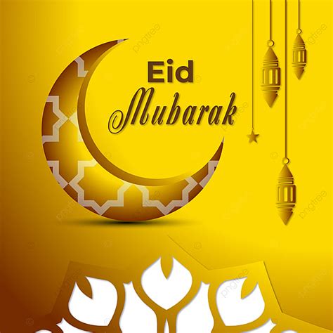 Eid Mubarak Background Design Modern Islamic Premium Vector Background
