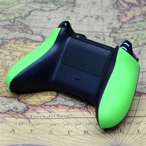 Xbox One Controller Side Panels Soft Touch Grün