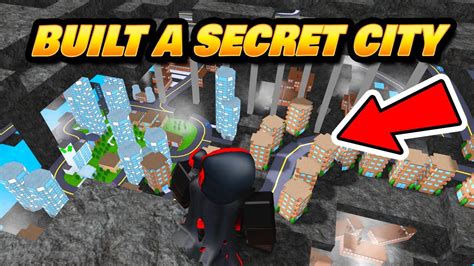 i built a secret city in itty bitty city roblox youtube