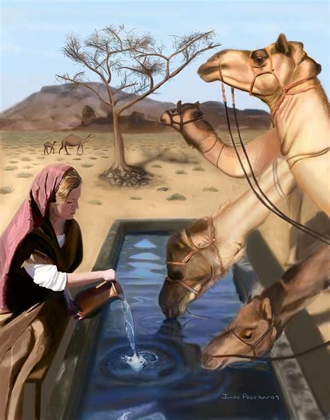 Rebekah And Camels By Julie Preston Biblia Cristiana Biblia Dibujos Libros Cristianos Pdf