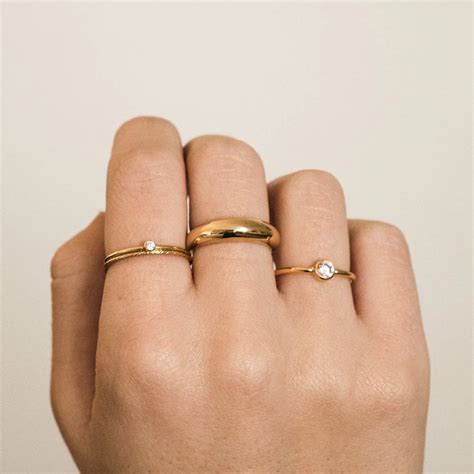 How To Stack Rings Simple And Dainty Jewelry