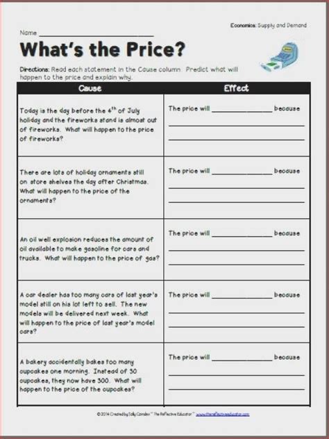 If your goal is to be comfortable, chances are you'll never get rich. Supply and Demand Worksheet Pdf