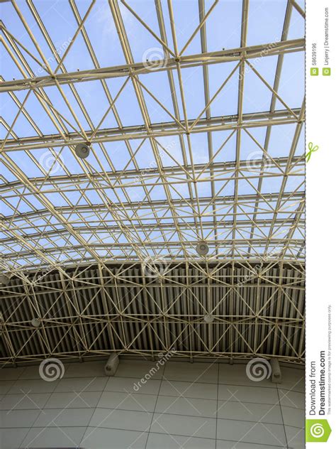 Steel Framework Of The Dome Stock Photo Image Of Element Inside