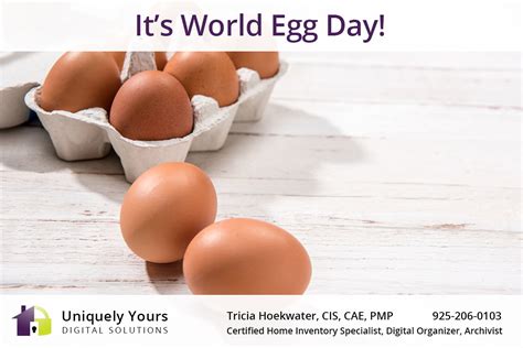 Fyi Its World Egg Day Uniquely Yours Digital Solutions