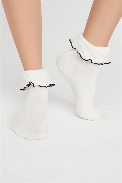 Ruffle Anklet Anklets Sock Shoes