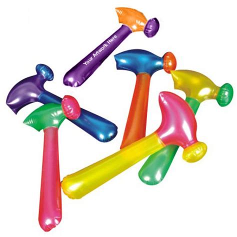 14 Inch Custom Assorted Inflatable Hammer