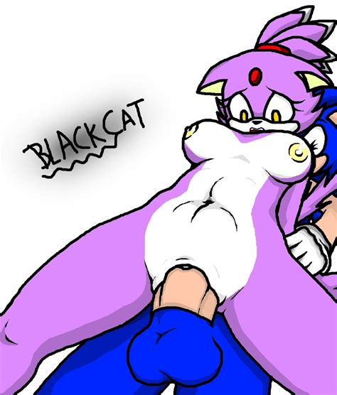 Rule 34 Anthro Blackcat Blaze The Cat Breasts Cat Feline Female Fur