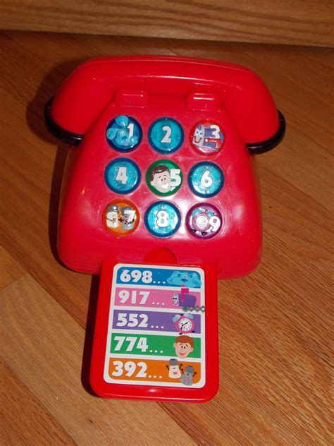 Blues Clues 1999 Mattel Red Talking Light Up Telephone Phone Steve
