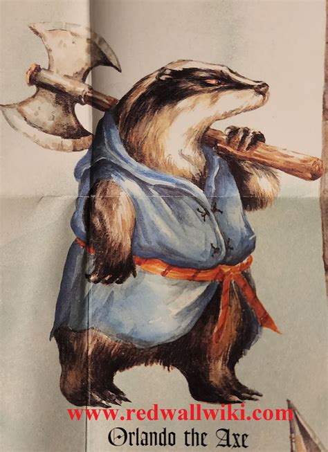 Orlando The Axe Redwall Wiki Brian Jacques And Redwall Information