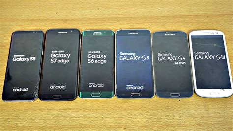 Samsung Galaxy S8 Vs S7 Vs S6 Vs S5 Vs S4 Vs S3 Speed Test 4k Youtube