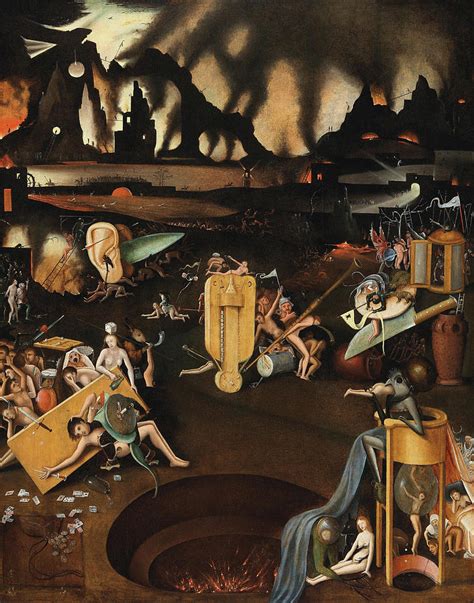 Hell Painting By Follower Of Hieronymus Bosch Fine Art America
