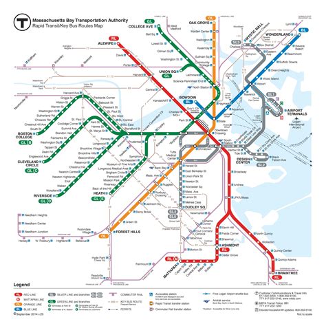 Updated Mbta Map Showing Glx And Silver Line Gateway Additions Boston