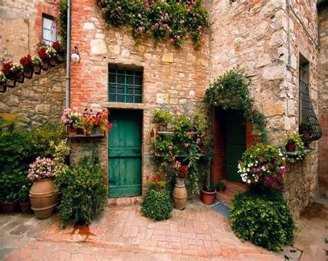 Tuscan Front Porch Garden Inspiration Toscana Decoração Toscana